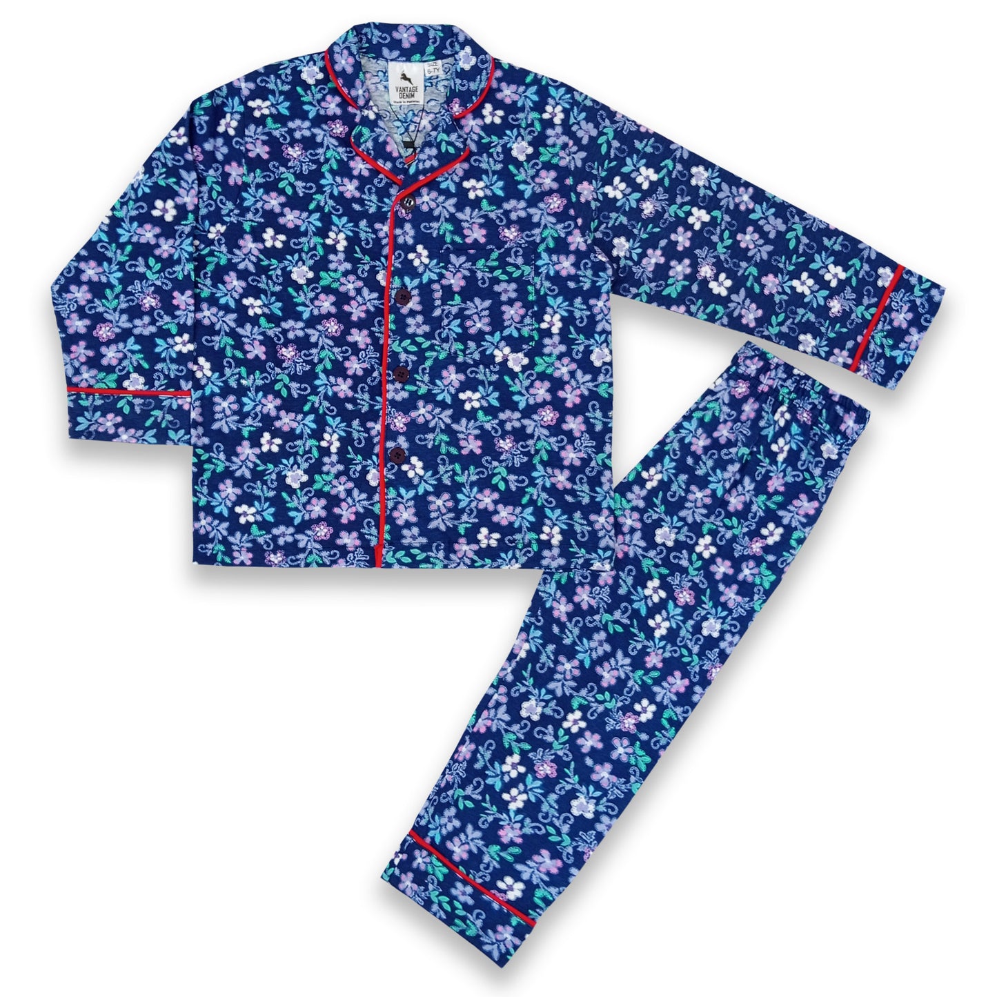 Children Jersey Night Suit