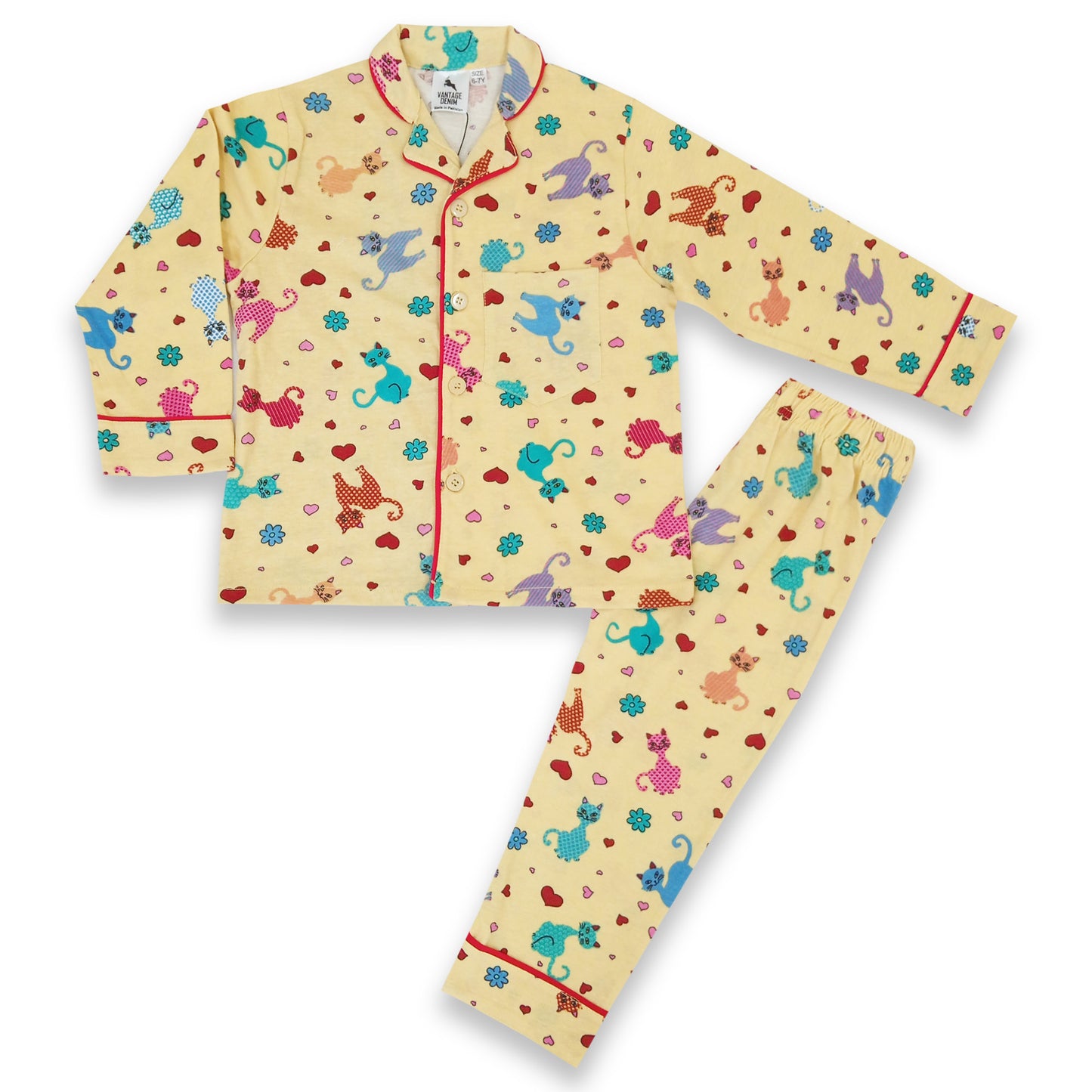 Children Jersey Night Suit