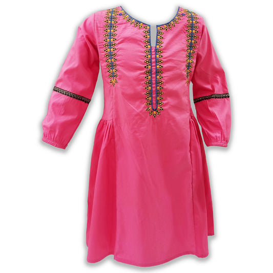 GIRLS CUT & SEW EMB KURTI