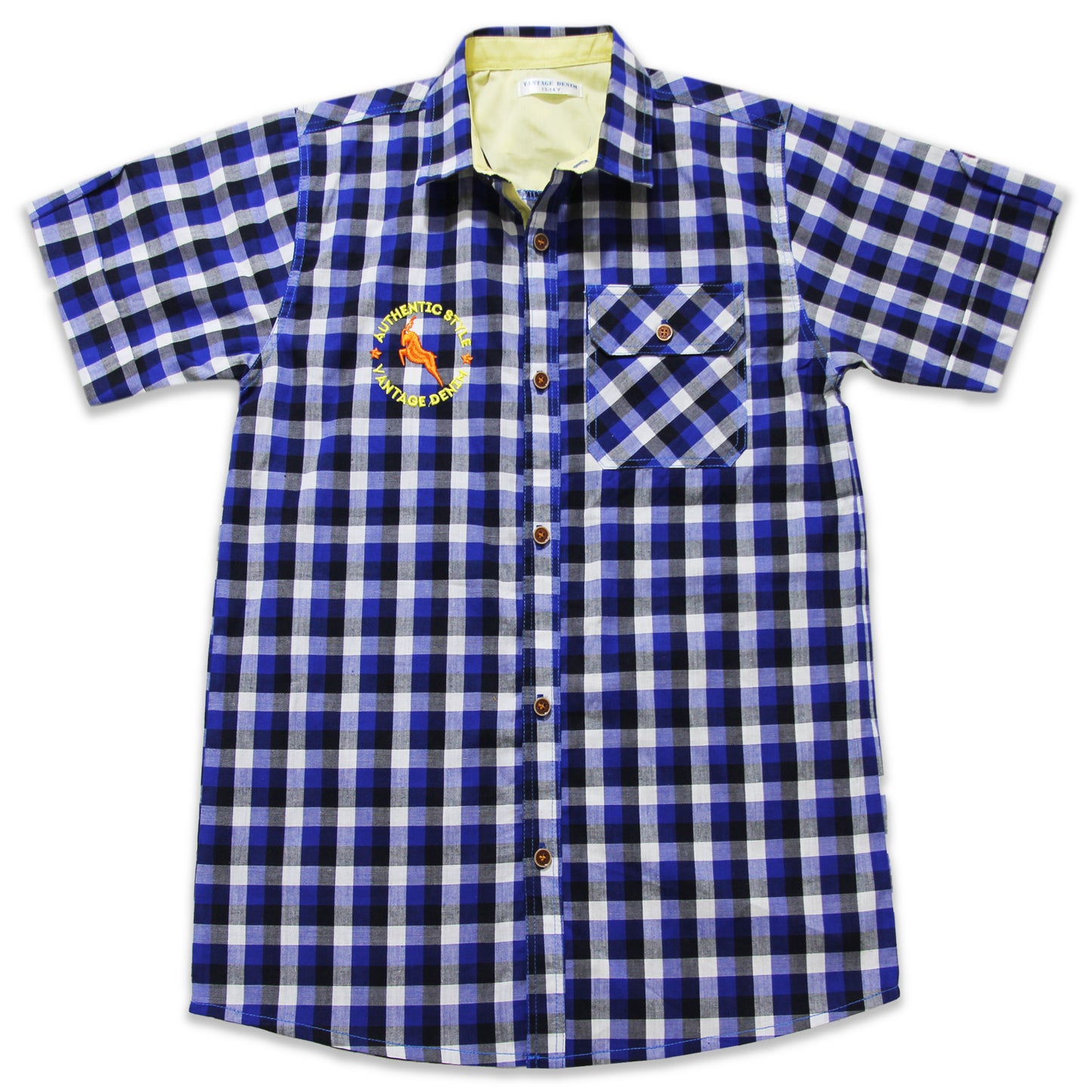 Boys Checkered T-Shirt