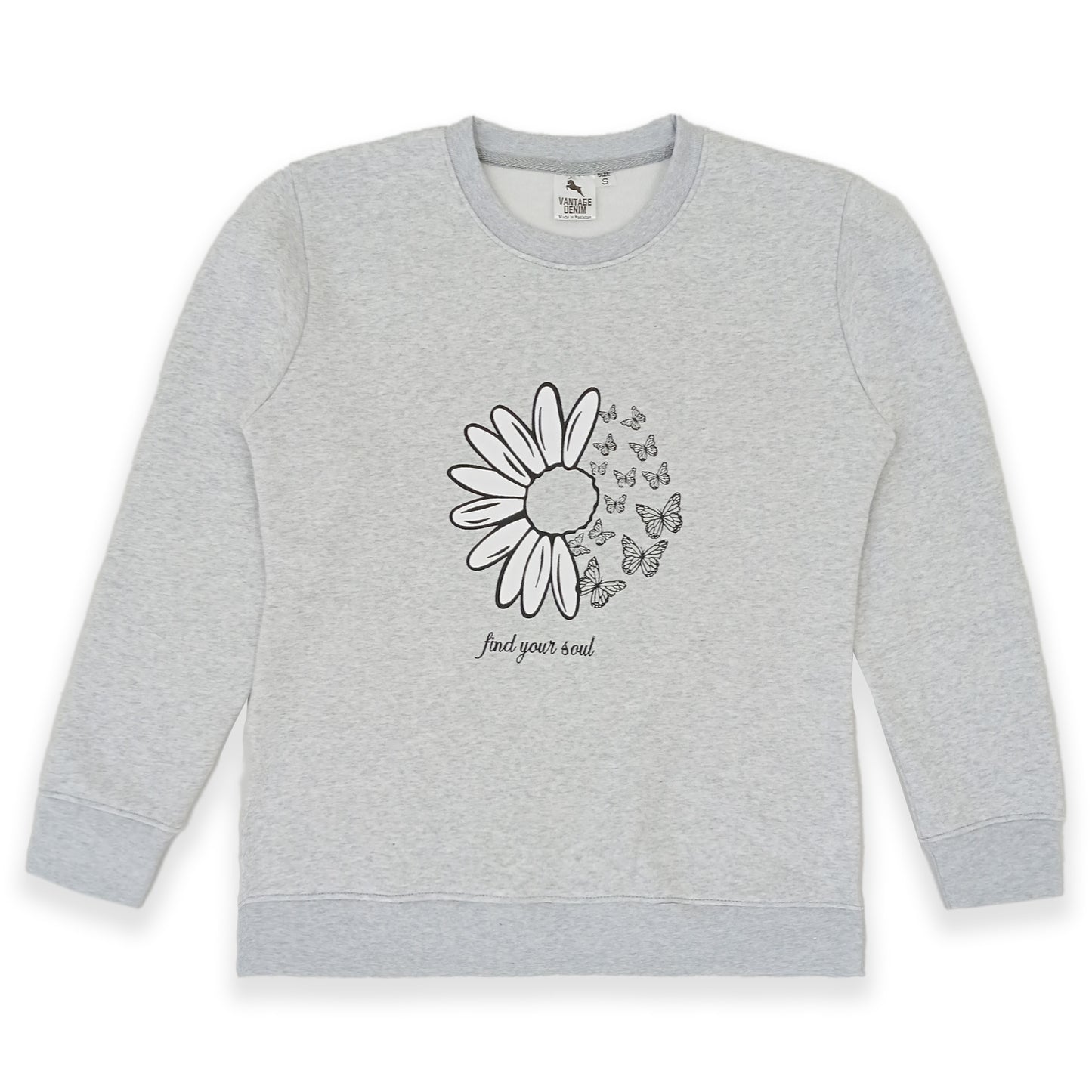 Ladies Flower Sweat winter Shirt