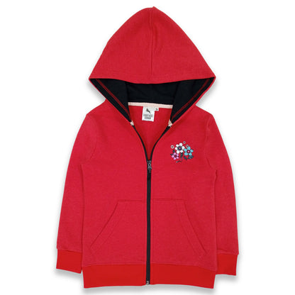 Girls Fleece Zipper Hood