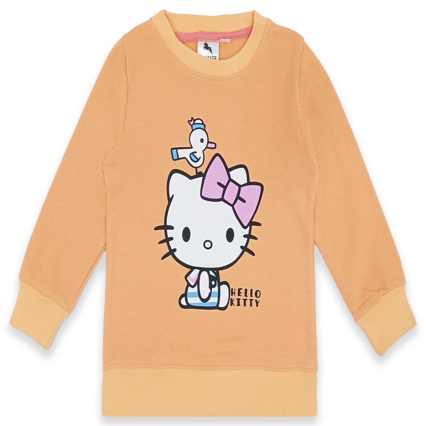 Girls Terry kitty Sweat Shirt