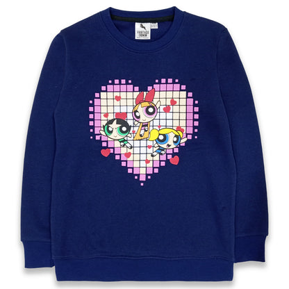 Girls Fleece Power Puff Sweat