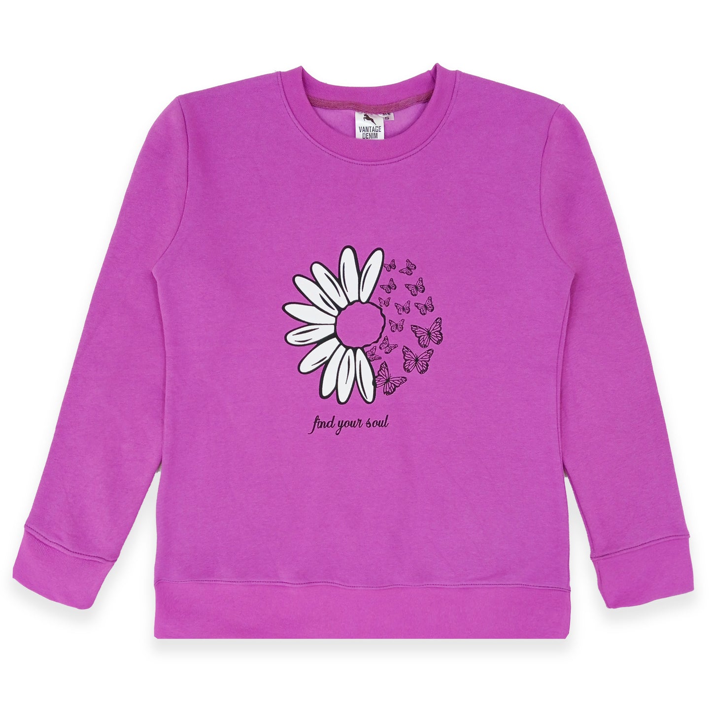 Ladies Flower Sweat winter Shirt