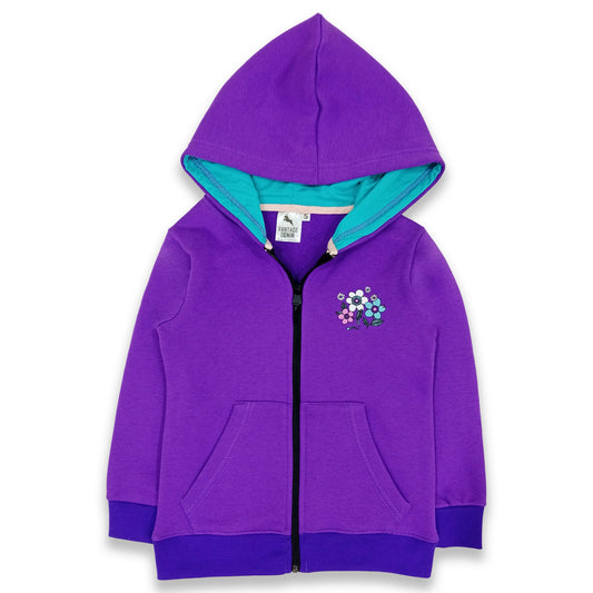 Girls Fleece Zipper Hood