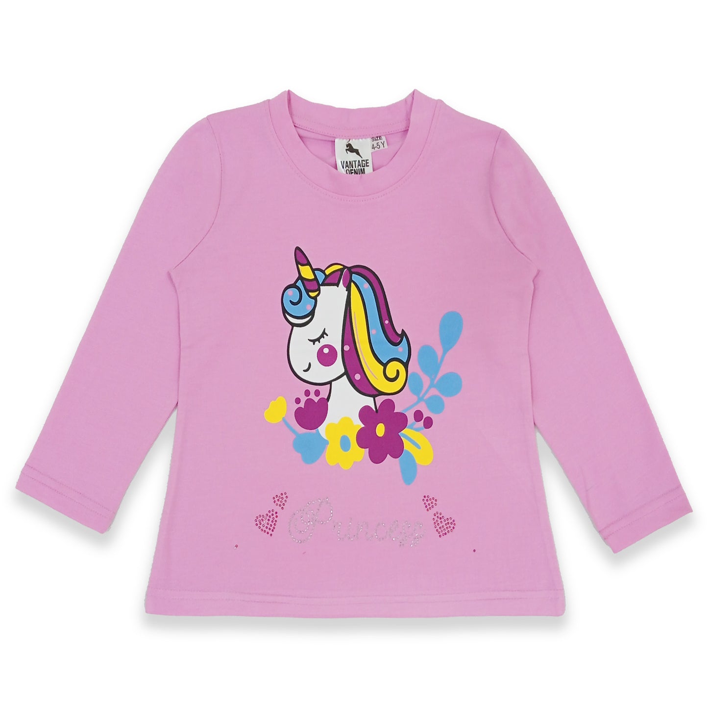 Girls Unicorn Fashion T-Shirt