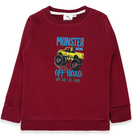 Kids Terry Racing Sweat Shirt