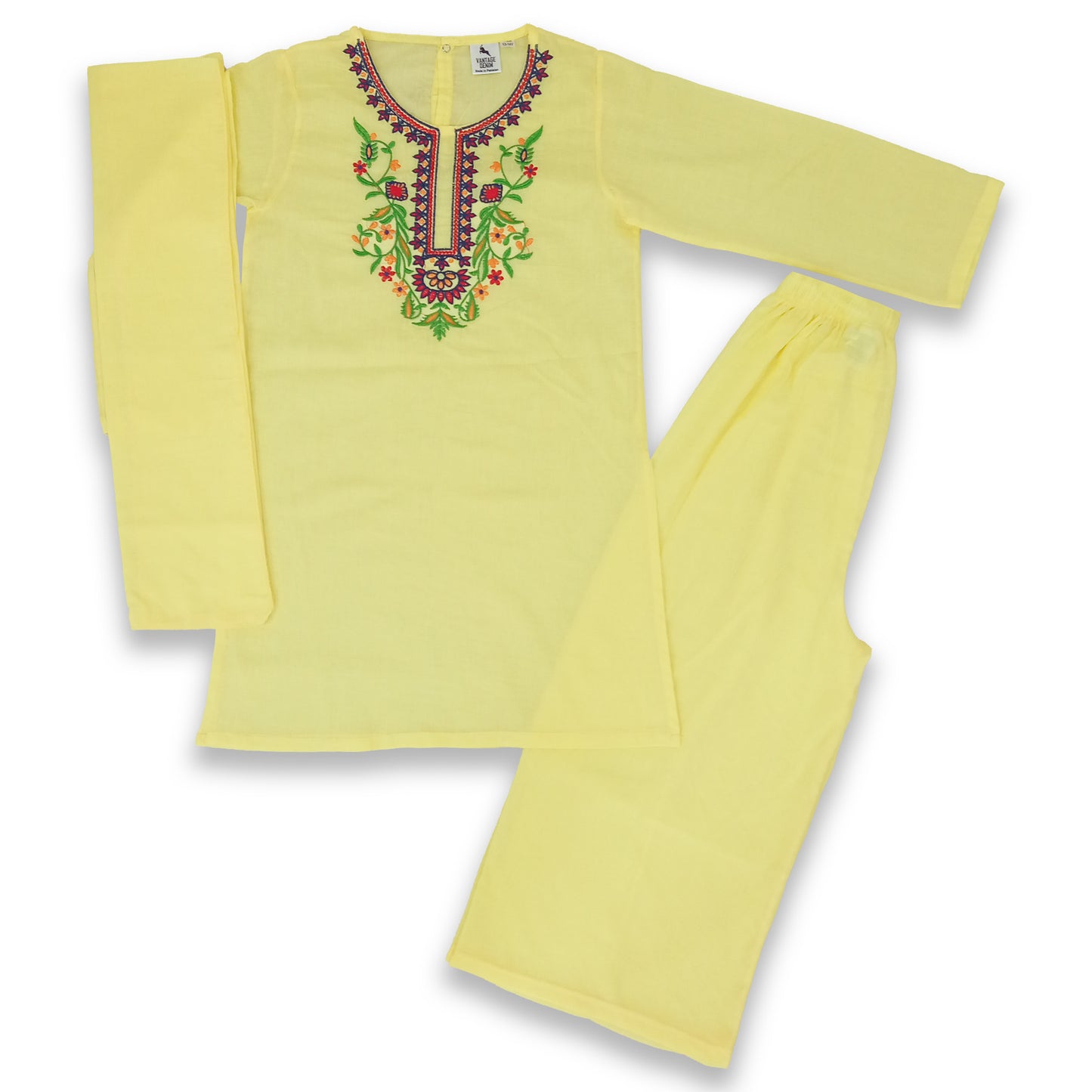 Girls Lawn Emb 3 Pcs Suit