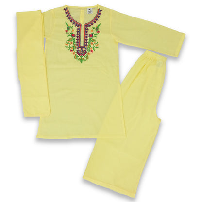 Girls Lawn Emb 3 Pcs Suit