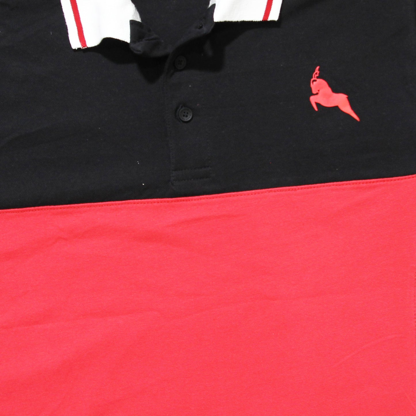 Men Block Panel Polo