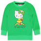 Girls Terry Kitty Basic Sweat Shirt