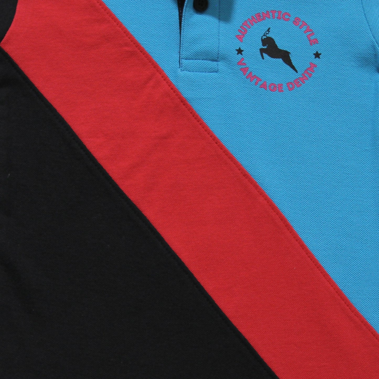 Kids Cross Panel Polo