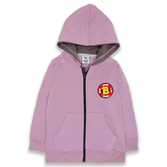 Kids Fleece Zipper Hood Suit