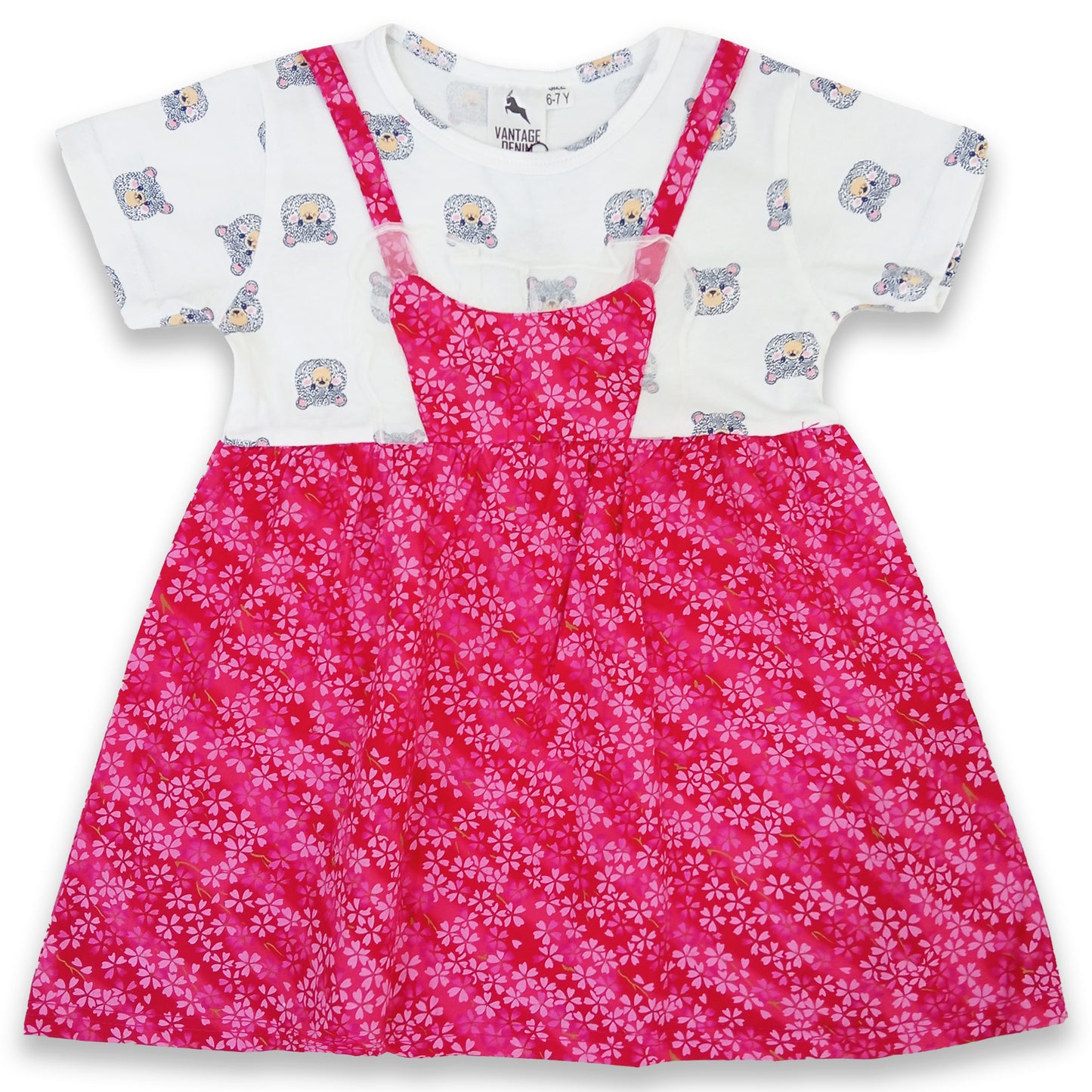 Girls Lycra Tissue Frock