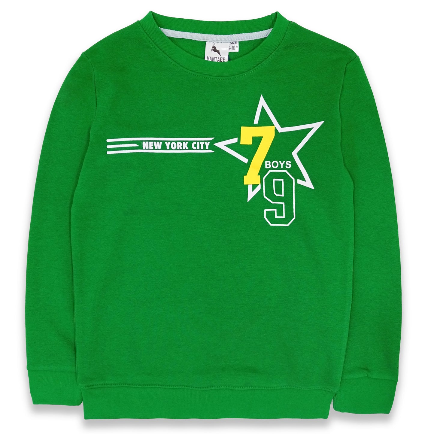 Boys Fleece Sweat 7 Logo Shirt