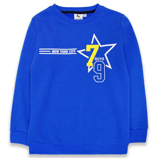 Boys Fleece Sweat 7 Logo Shirt