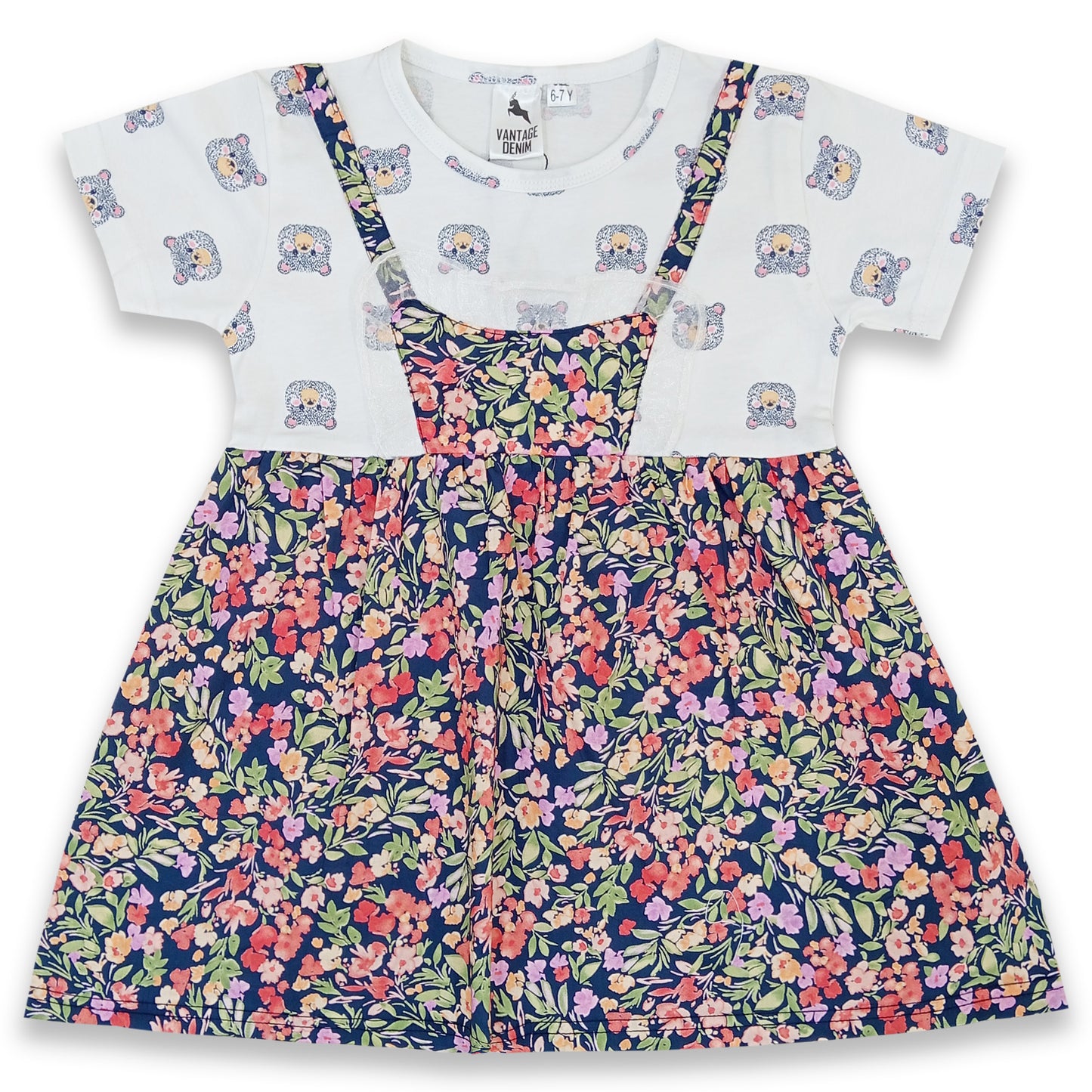 Girls Lycra Tissue Frock