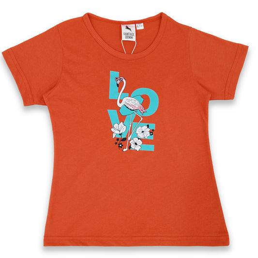Girls Jersey Swan Shirt