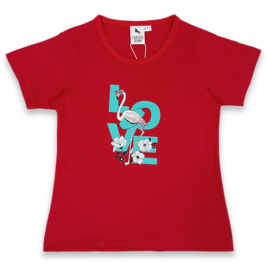 Girls Jersey Swan Shirt